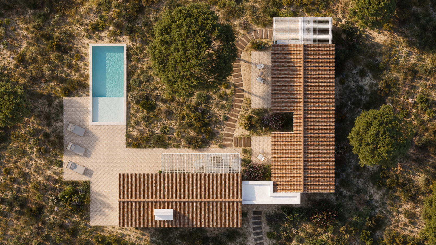 Ampliação e piscina — Água Derramada, Grândola