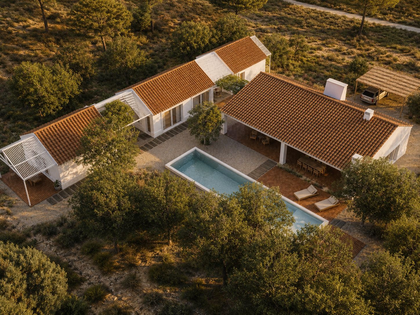Ampliação e piscina — Mosqueiroes, Grândola