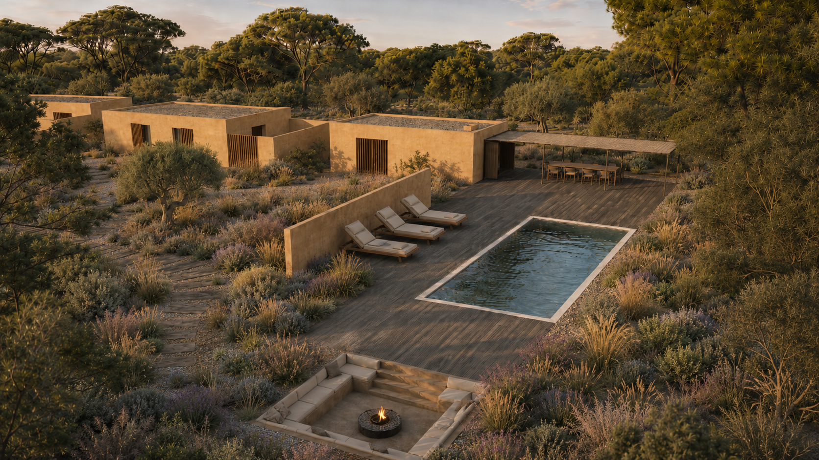 Habitação e piscina — Bicas, Grândola
