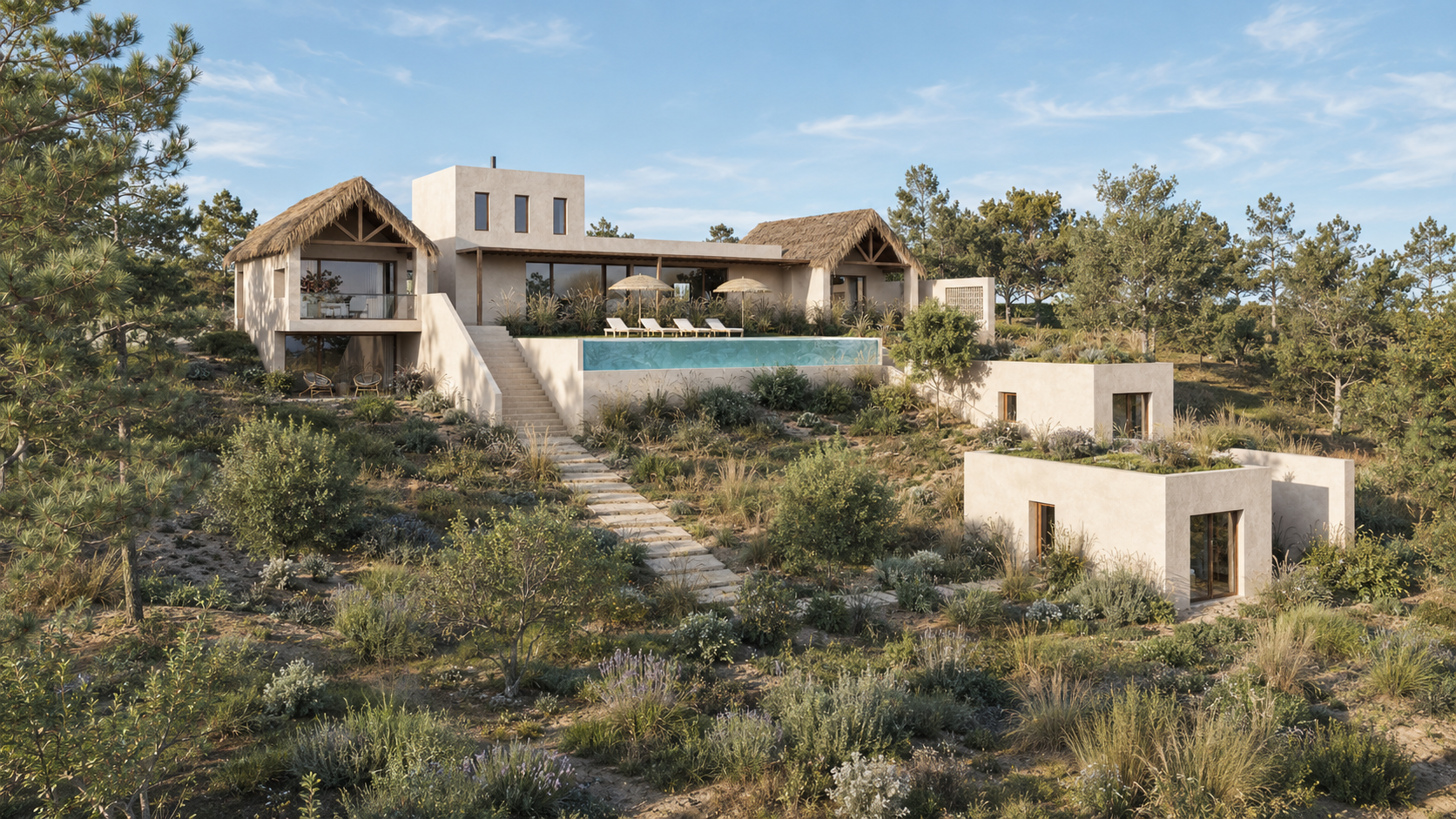 Construção de habitação e piscina - Melides