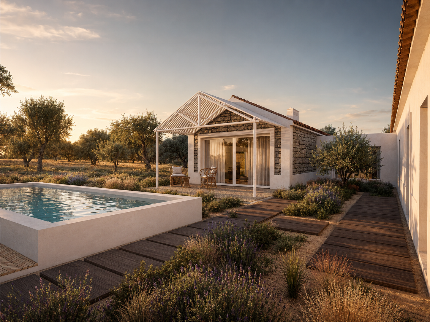 Construção de habitação e piscina - Montemor o Novo